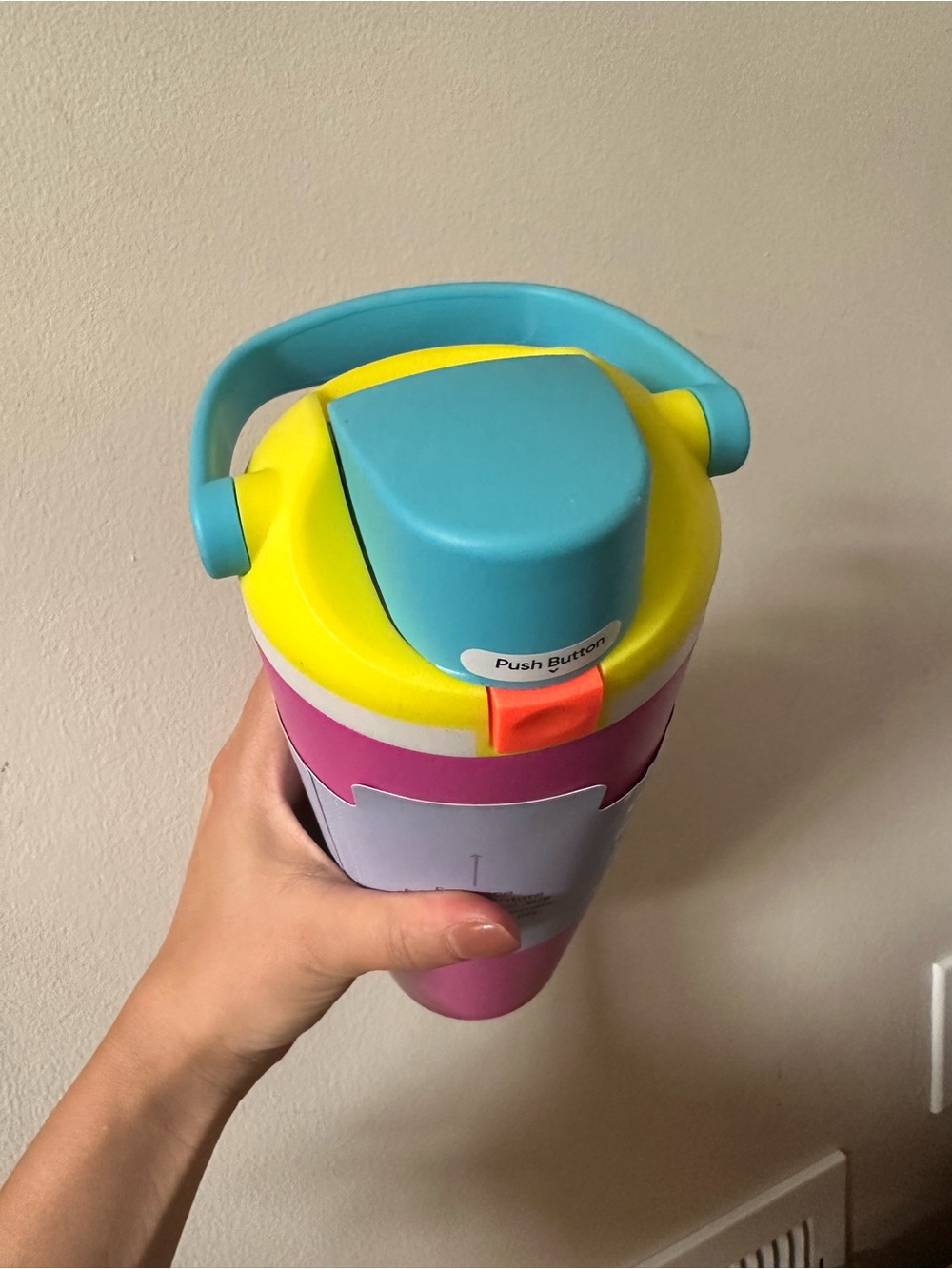 NEW shocking grape Owala w different lid - Picture 2 of 4